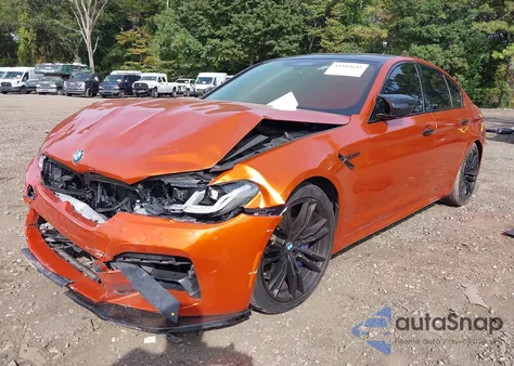 2021 BMW M5 z USA, uszkodzony, nr VIN WBS83CH05MCF71418